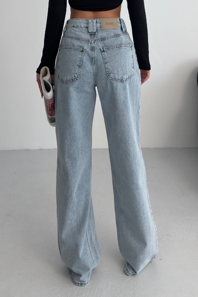 Bol Paça Baggy Relax Kot Pantolon 7031