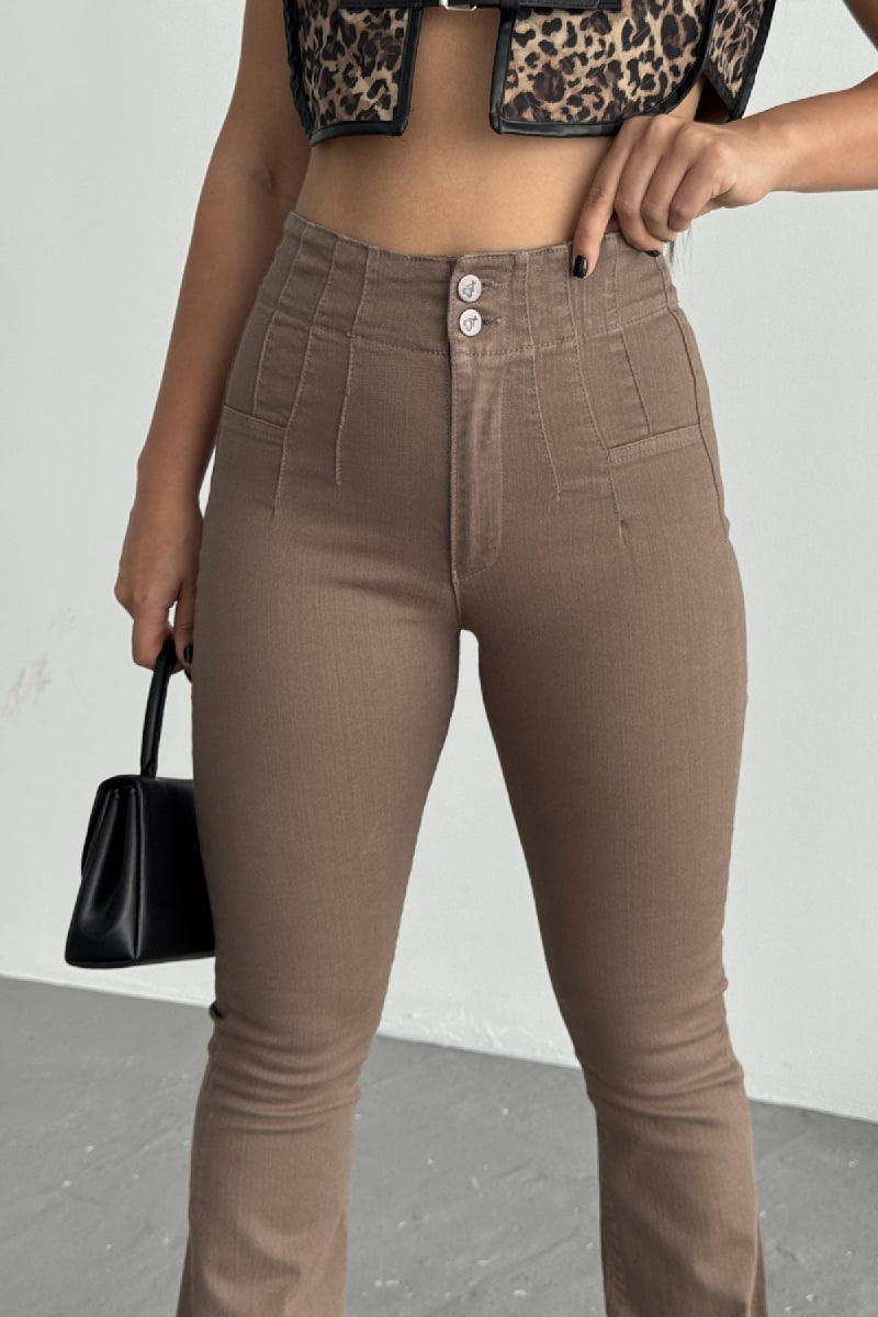 Pensli İspanyol Kot Pantolon 7021