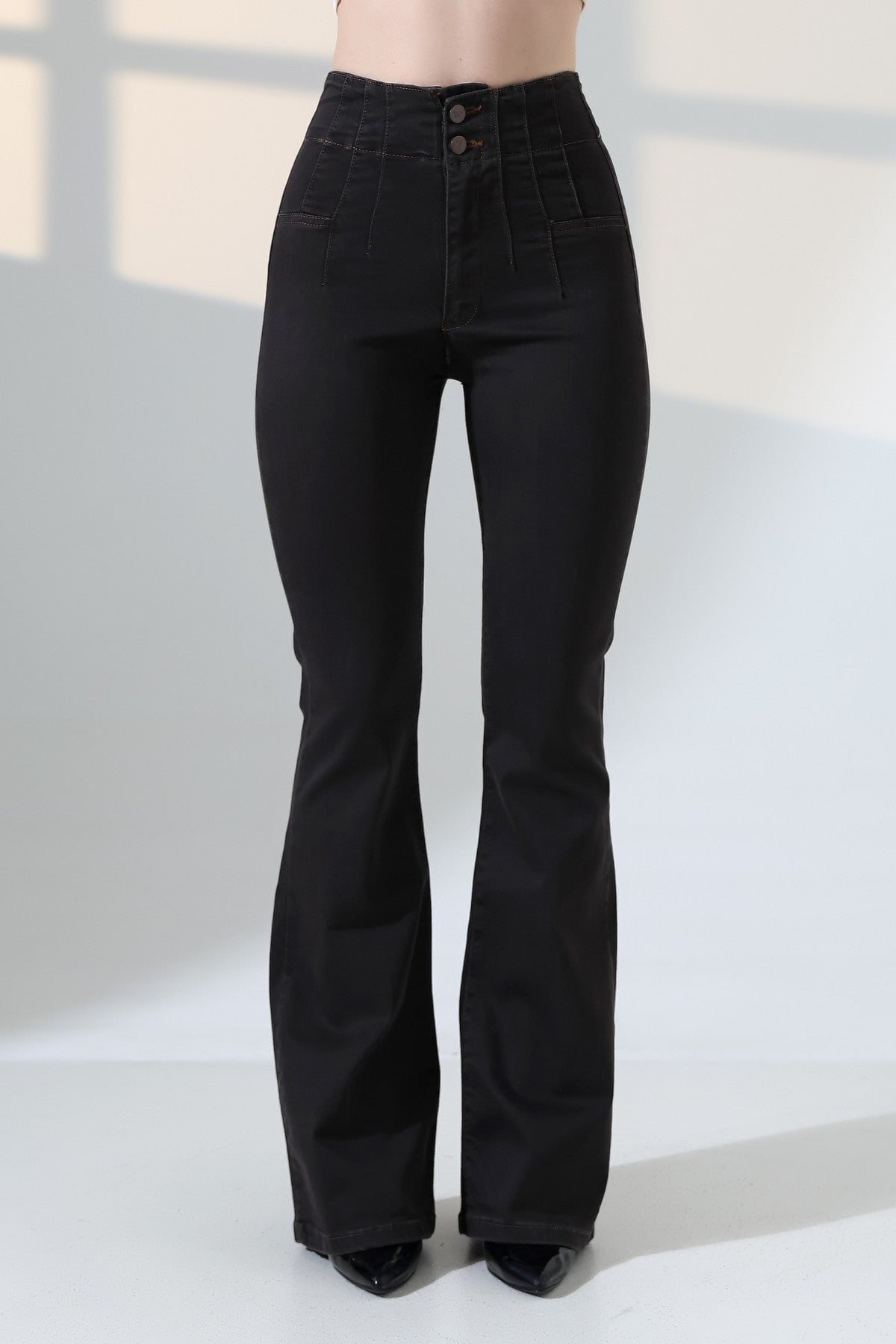 Pensli İspanyol Kot Pantolon 7021