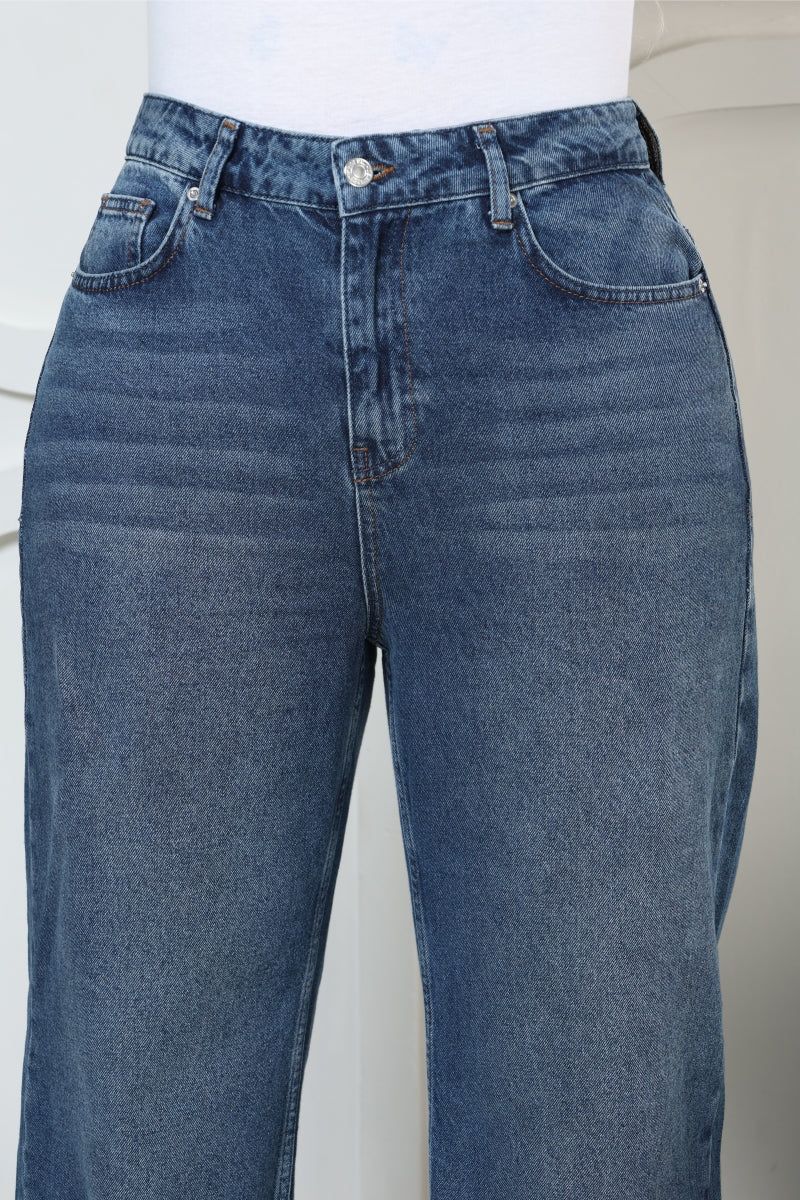 Bol Paça Relax Kot Pantolon 718