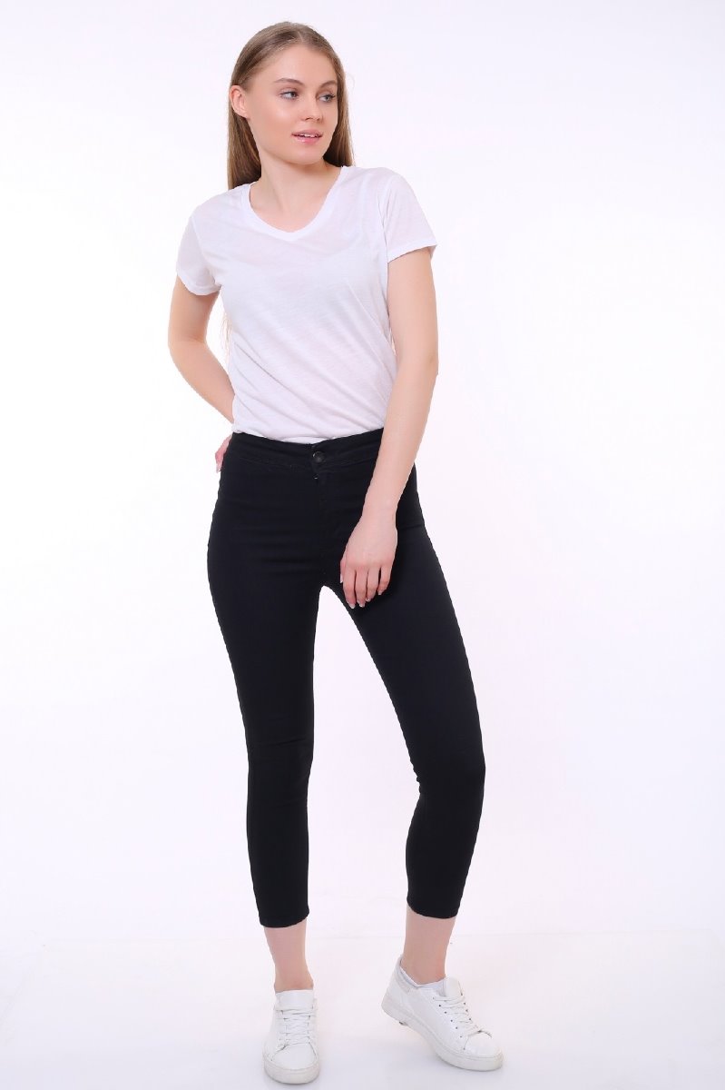Yüksek Bellı Mom Pantolon 801