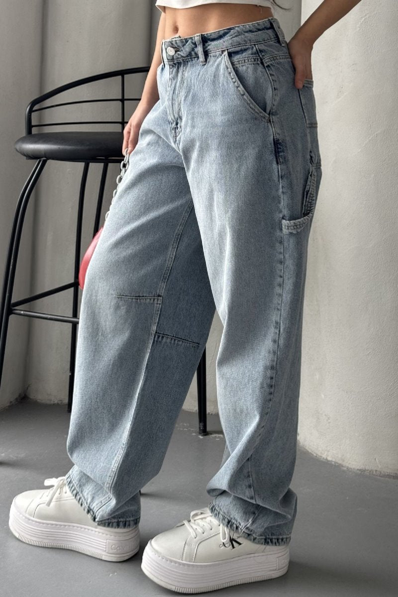 Pensli Baggy Kot Pantolon 7059