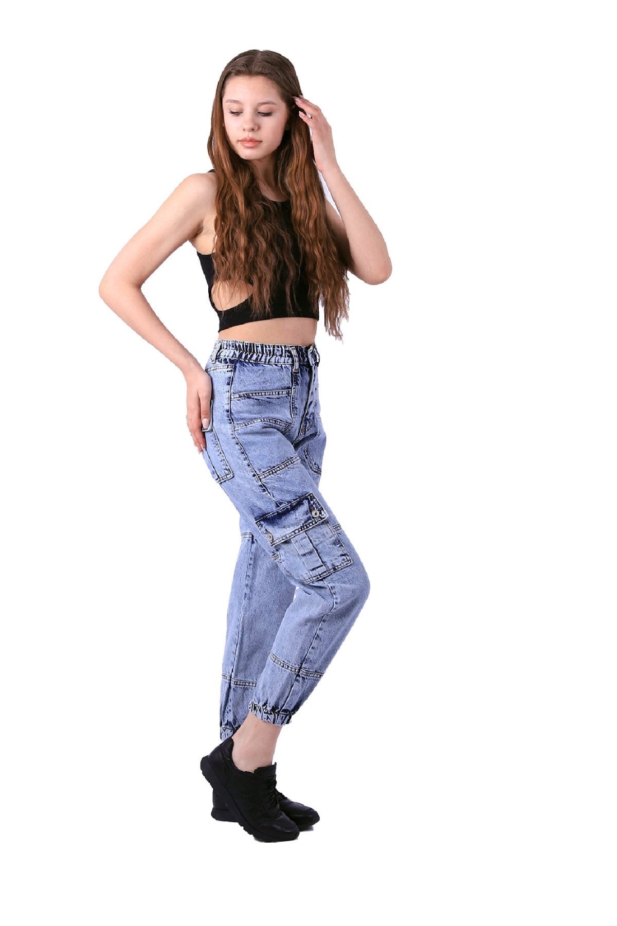Parçalı Jogger Pantolon 924