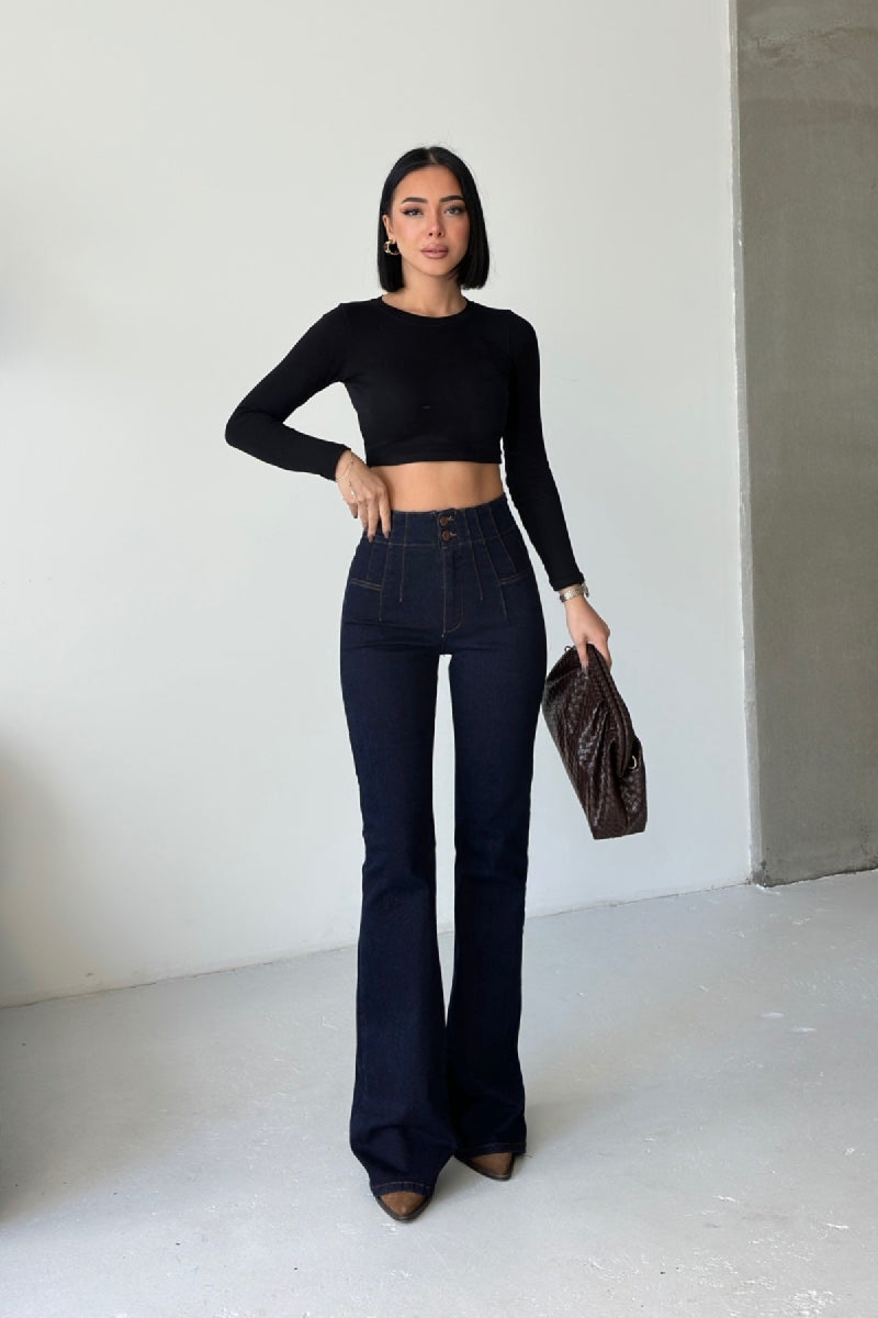 Pensli İspanyol Kot Pantolon