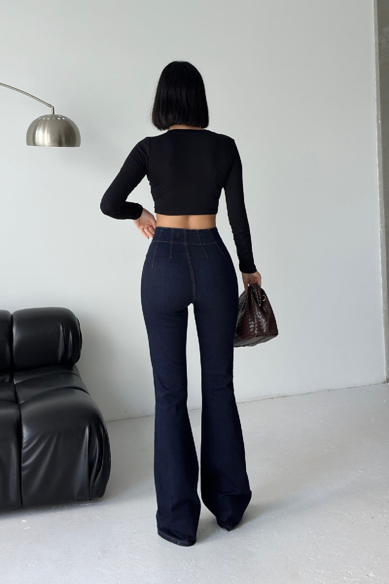 Pensli İspanyol Kot Pantolon