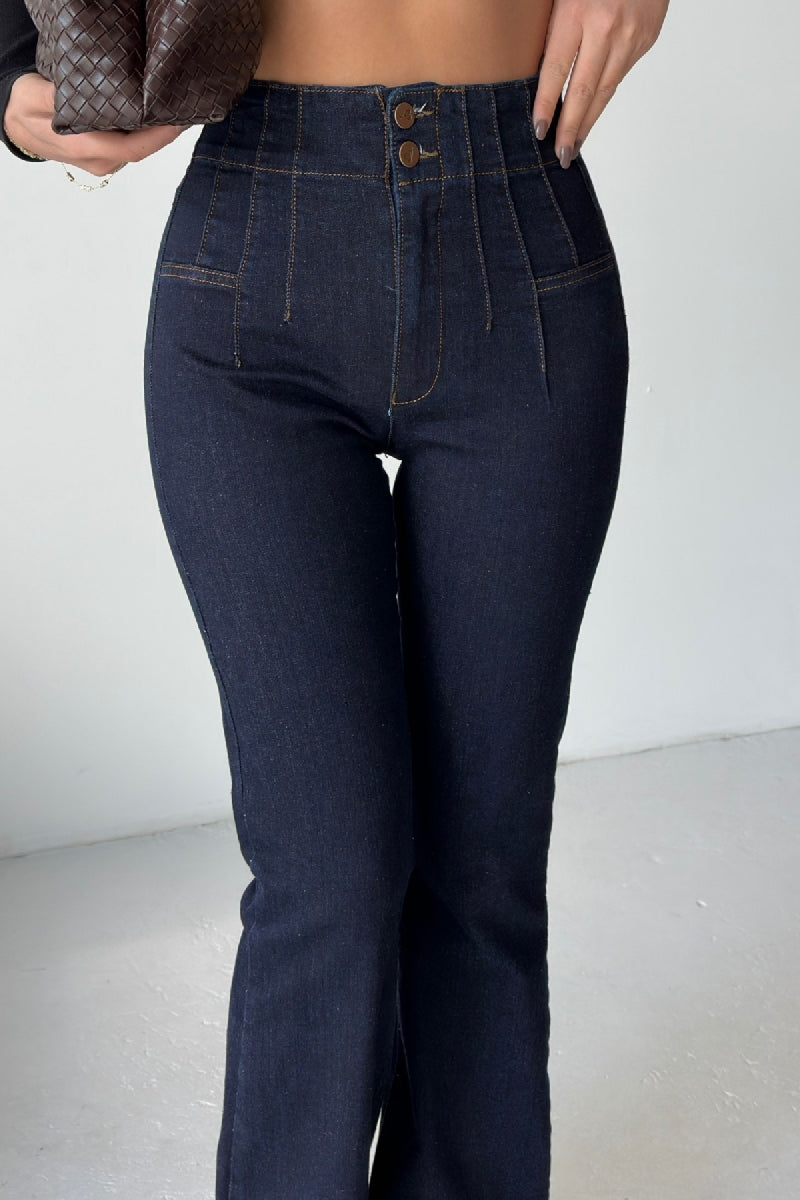 Pensli İspanyol Kot Pantolon