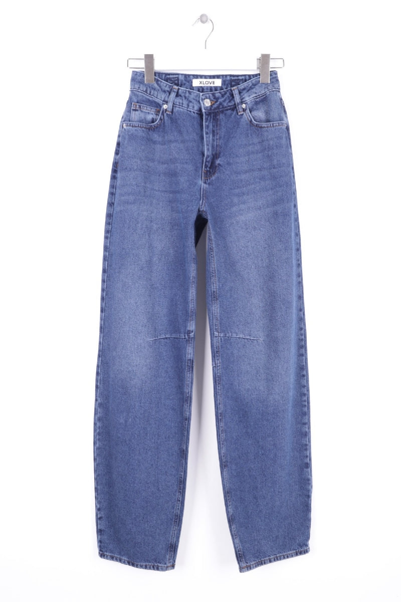 Dizi Pensli Baggy Kot Pantolon