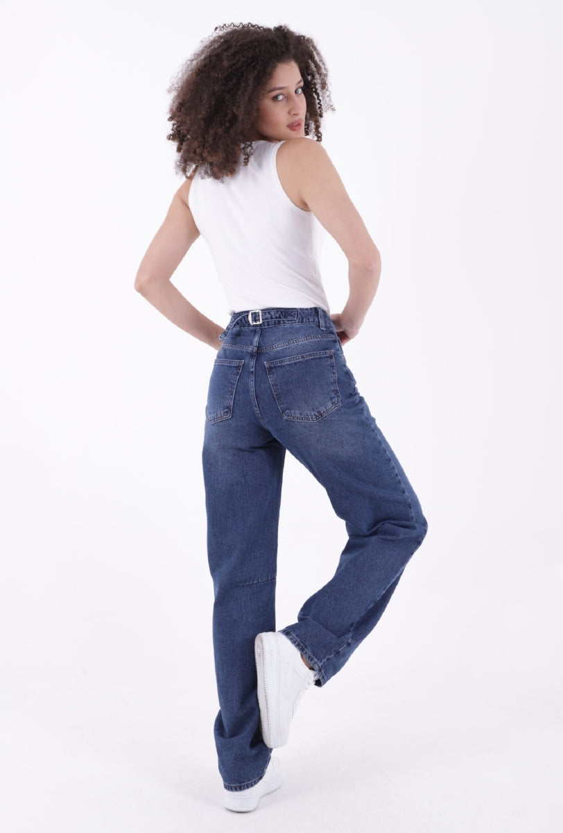 Dizi Pensli Baggy Kot Pantolon