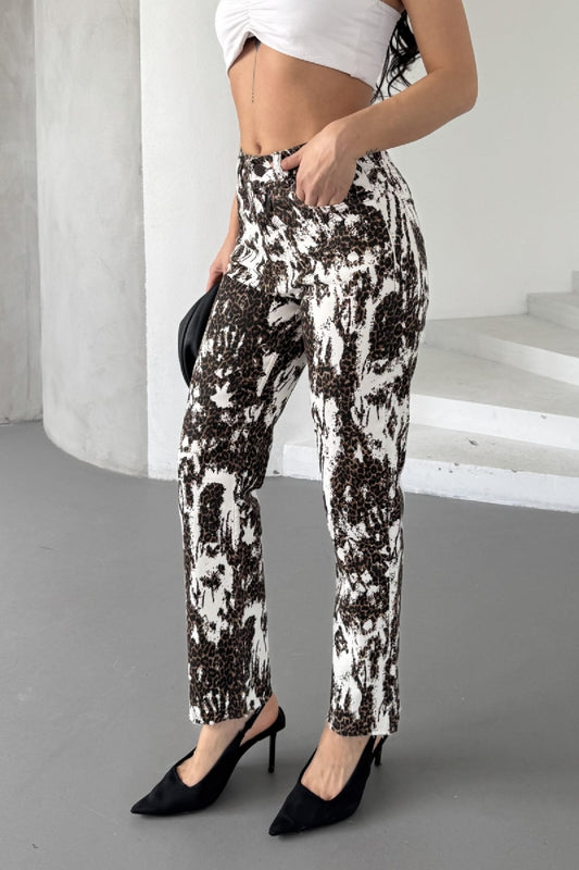 Mom Fit Kot Pantolon