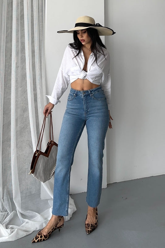 Mom Fit Kot Pantolon