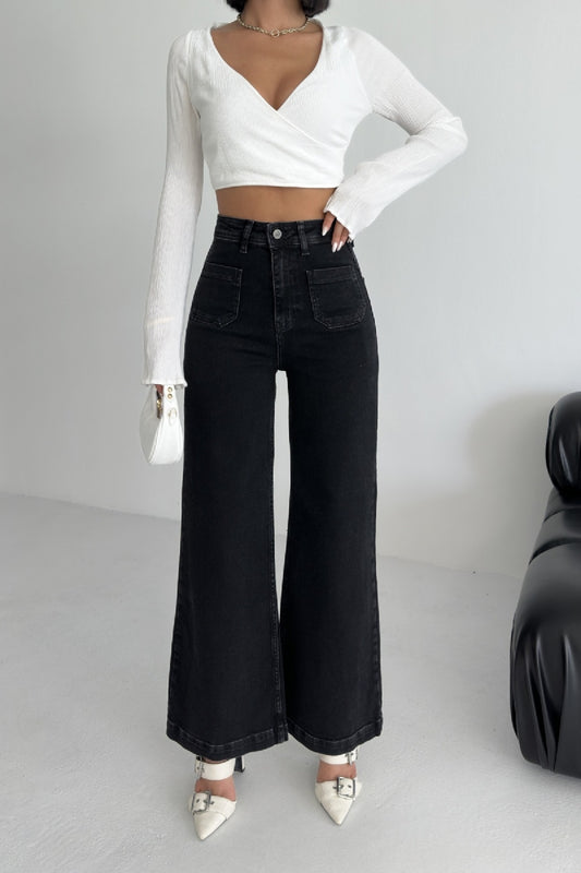 Ön Cep Detaylı Kot Pantolon