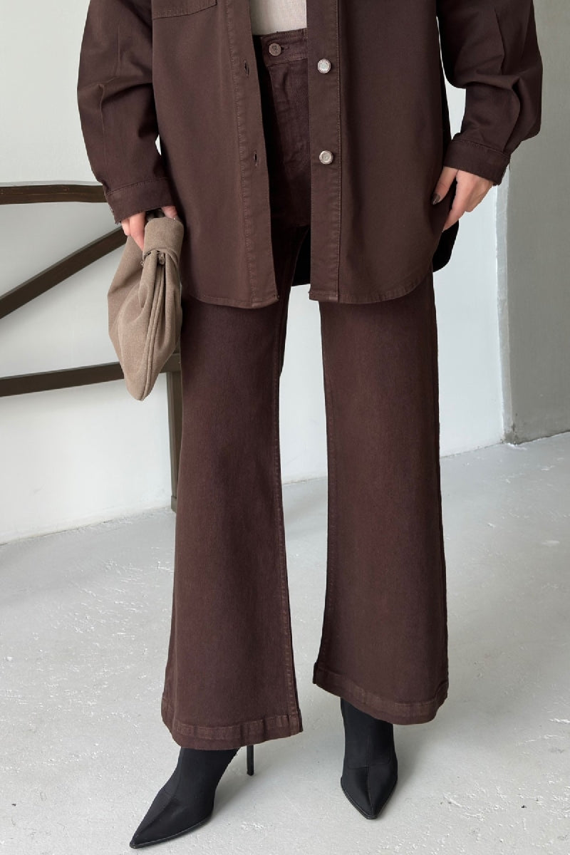 Ön Cep Detaylı Kot Pantolon