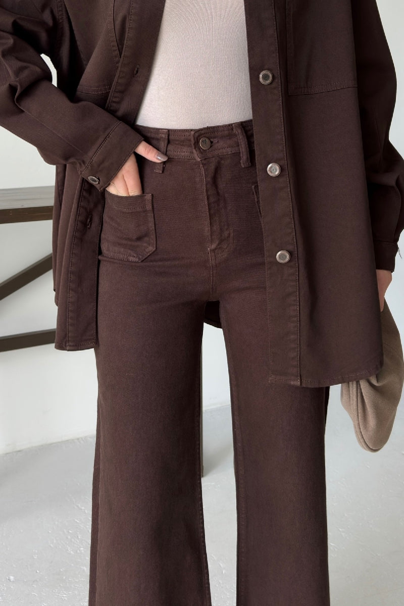 Ön Cep Detaylı Kot Pantolon