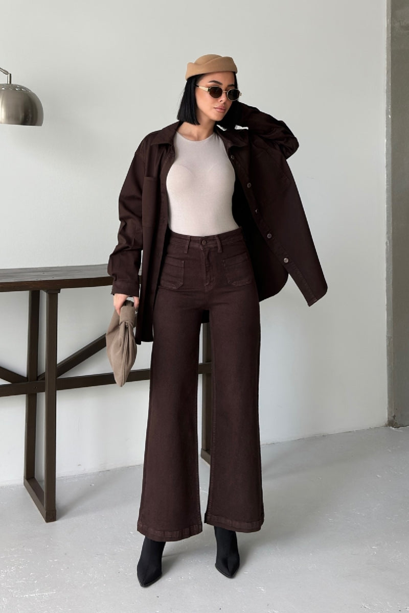 Ön Cep Detaylı Kot Pantolon