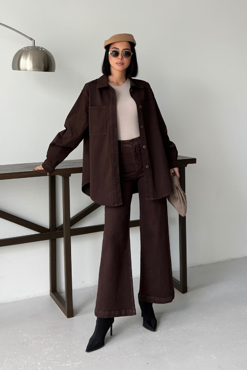 Ön Cep Detaylı Kot Pantolon