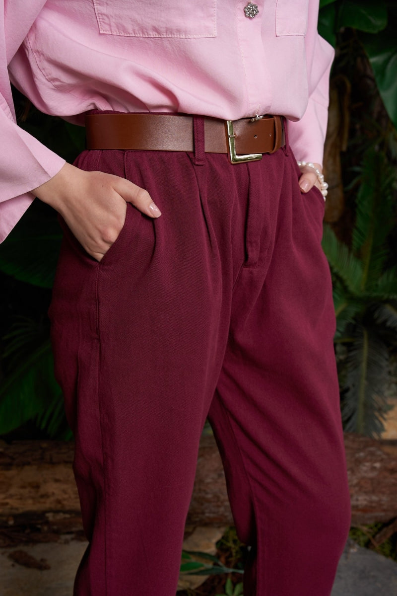 Beli Lastikli Havuç Pantolon