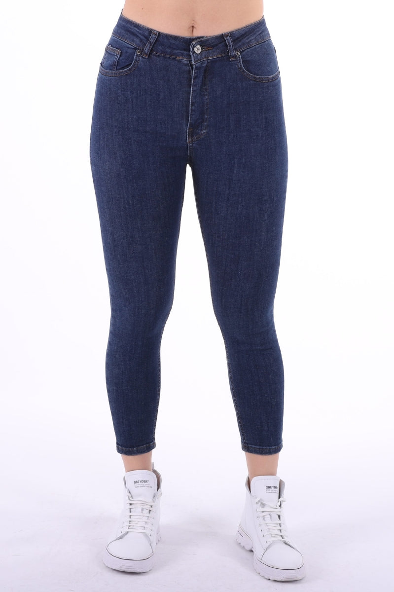 Kısa Boy Skinny Kot Pantolon