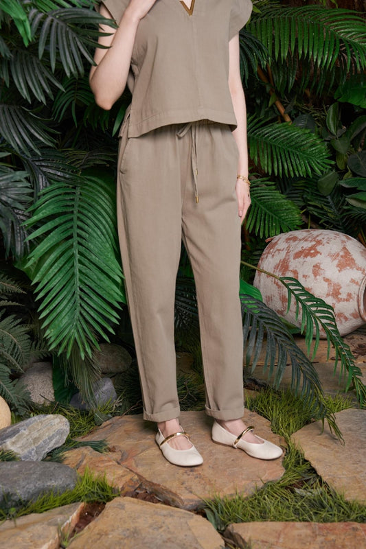 Carrot Linen Trousers